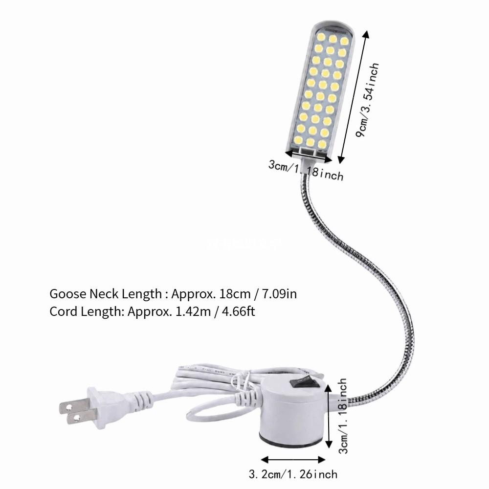 30 LED Work Lamp 3W Sewing Light Bright Sewing Machine Light  Workbenches