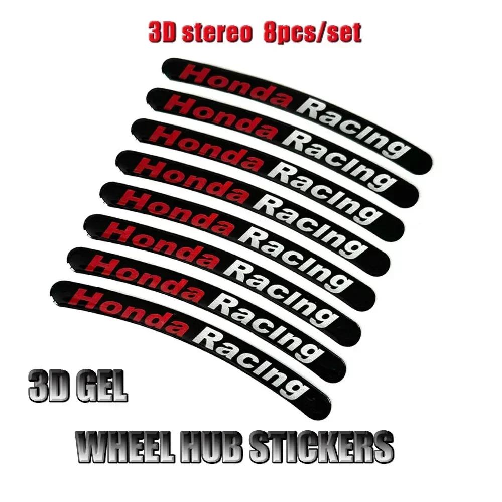 AQX1 New Motorcycle Stickers Universal Wheel Stickers for Honda Wheel Modification Stickers Car Reflective Stickers Decor
