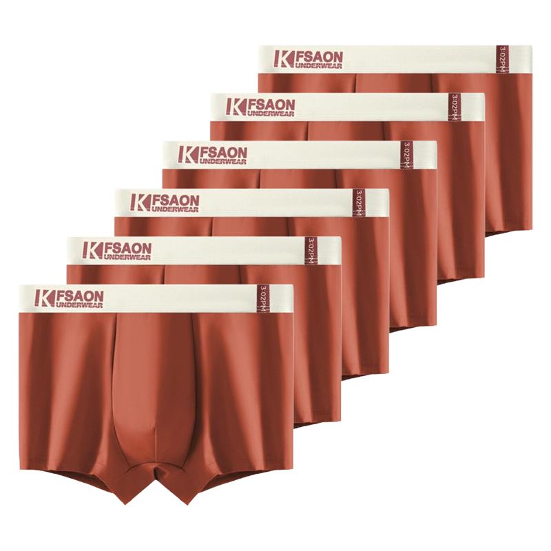 6 шт./комплект Мужское нижнее белье Дышащие Боксеры для мальчиков Шорты Удобные Хлопковые трусы L XL XXL 3XL 4XL