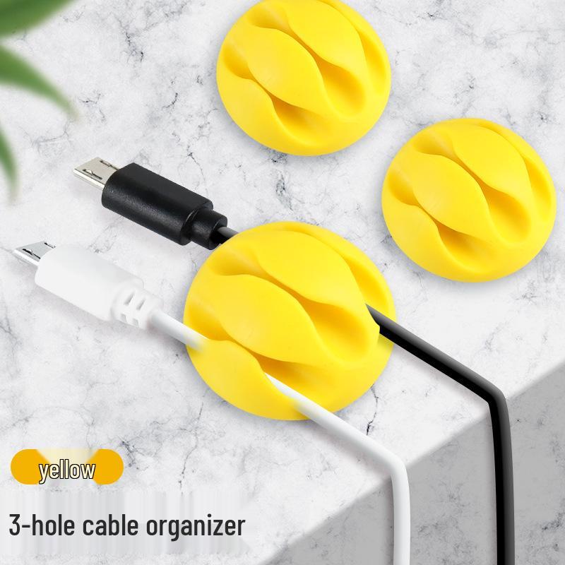 Desktop Cable Organizer and Earphone Storage Clip