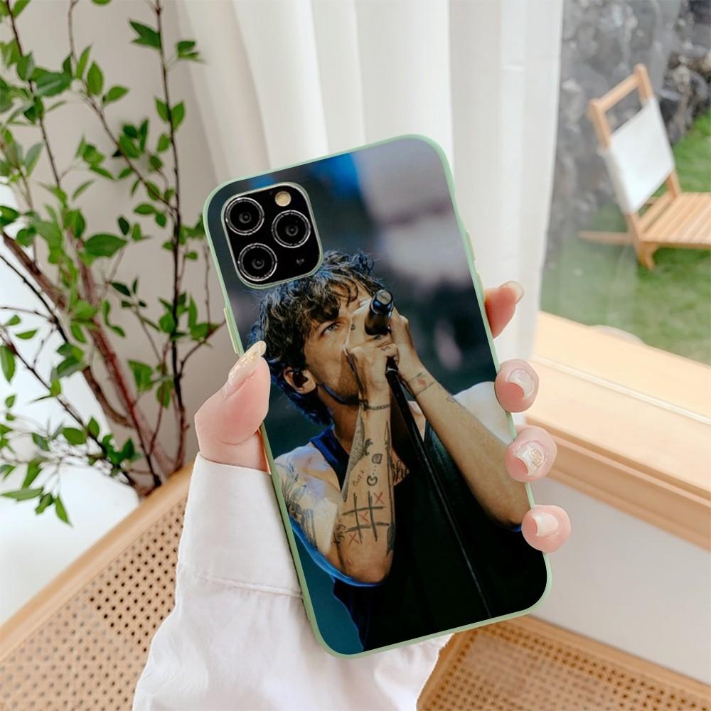 Чехол для телефона L-Louis Singer T-Tomlinson для IPhone 14 11 12 13 Mini Pro Xs Max 8 7 6 6S Plus X XR Сплошной чехол конфетного цвета
