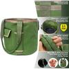 Сумка-ведро для садовых инструментов с несколькими карманами, 7,9 галлонов, большая вместимость, водонепроницаемый, прочный, брезентовый, органайзер для сада