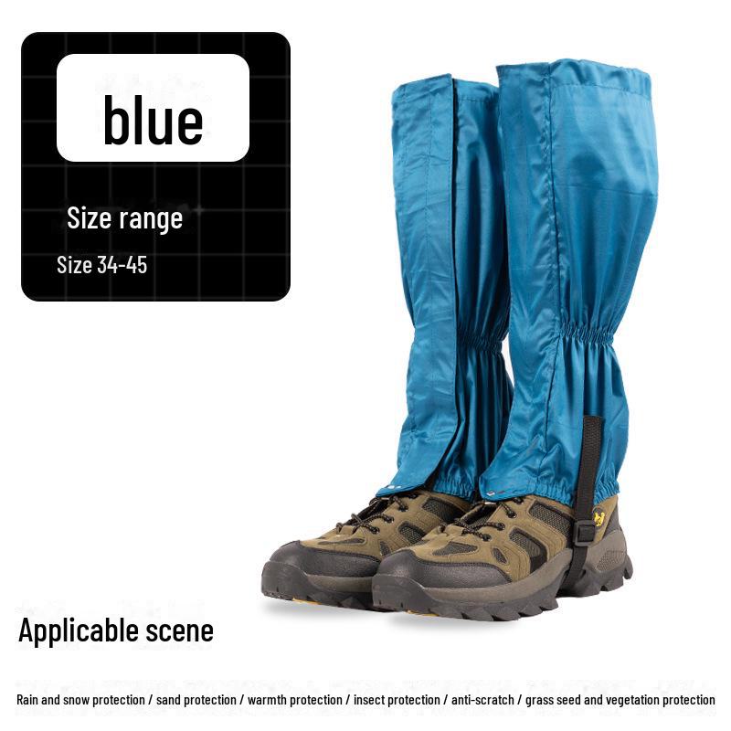 Леггинсы для походов унисекс, защищающие от снега и ветра, с защитой от песка, износостойкие и разрывные длинные бахилы
