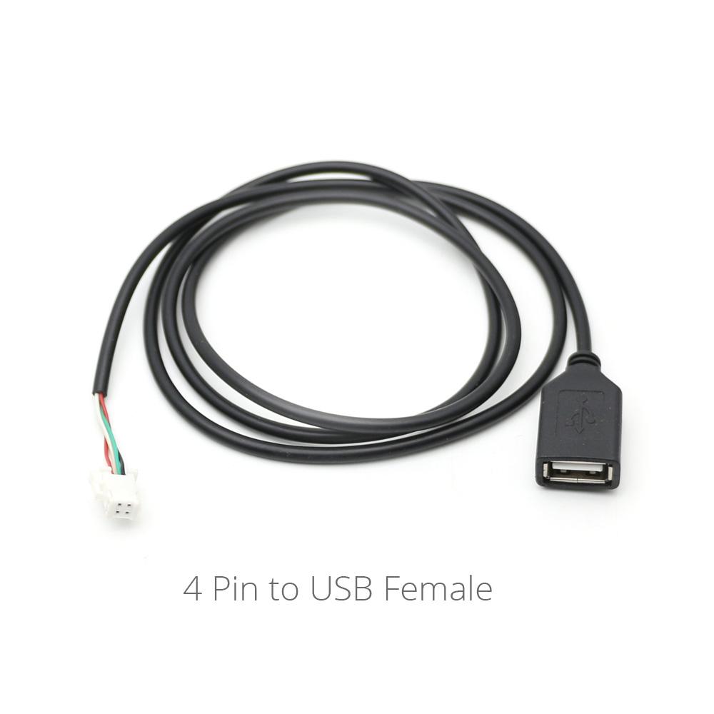 Universal USB Female Interface to 4 6 8 Pin Input Wire Connect Cable Adapter for Car Multimedia Player Android Stereo Radio