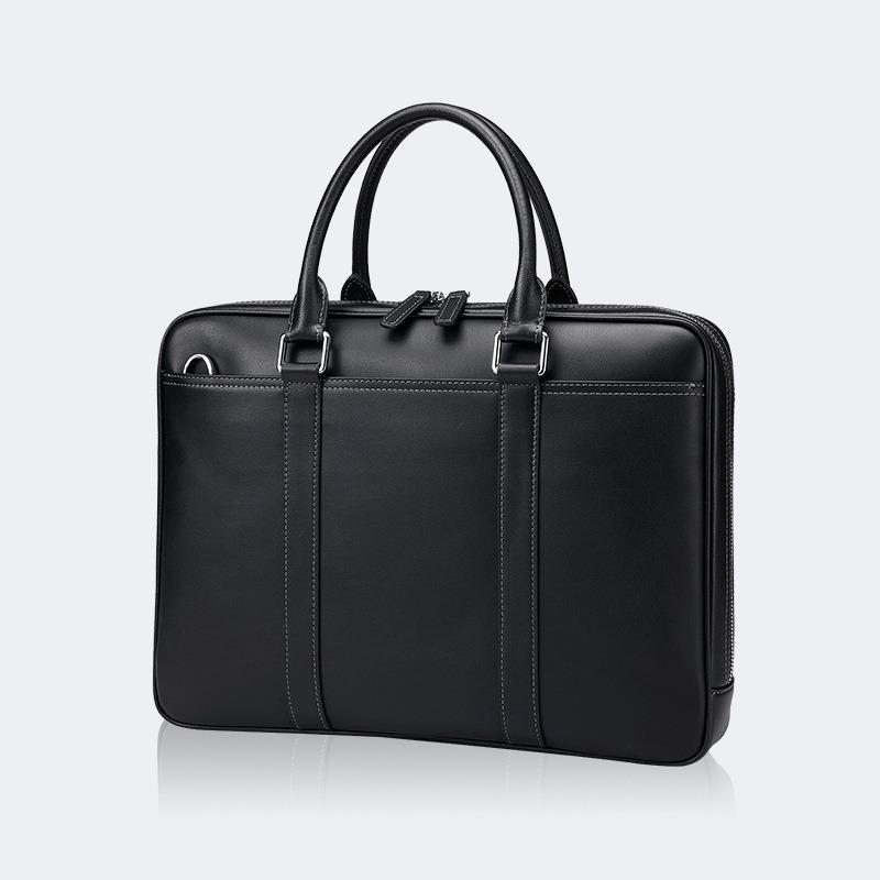 Genuine Leather Men's Business Hand Casual Large Capacity Briefcase Men's Cowhide Simple Shoulder Crossbody Men's Handbag