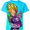 2024 Summer New Dragon Ball Z Cosplay T-shirt Short Sleeve Children Tee Shirts Cartoon Japan Style Anime Men Clothes Tops