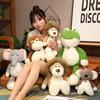 Cute Elephant Lion Koala Doll Plush Toy Little Monkey Frog Doll Children Soothing Pillow Rag Doll