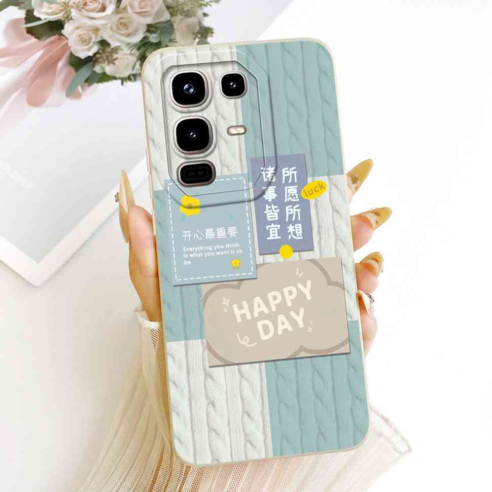 Для Infinix Note 50 4G Чехол Милый Кот Кролик Расписные Чехлы Мягкий Силиконовый Чехол для Телефона Для Infinix Note 50 Note50 4G Задняя Крышка