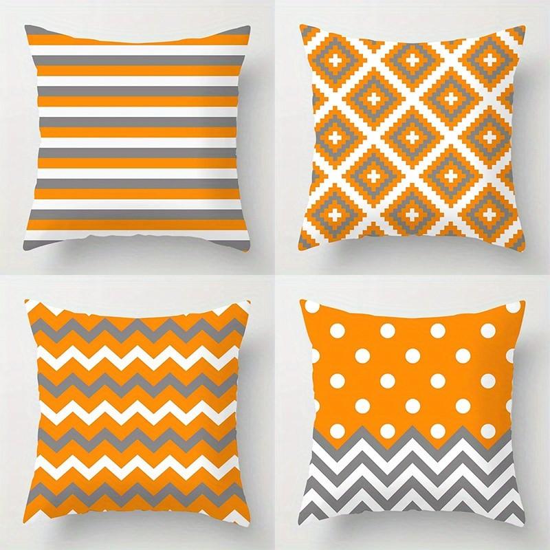 Geometric Patterned Pillow Covers For Home Pattern Cushion Cover Suitable For Sofa Bedroom Car Pillow Cover