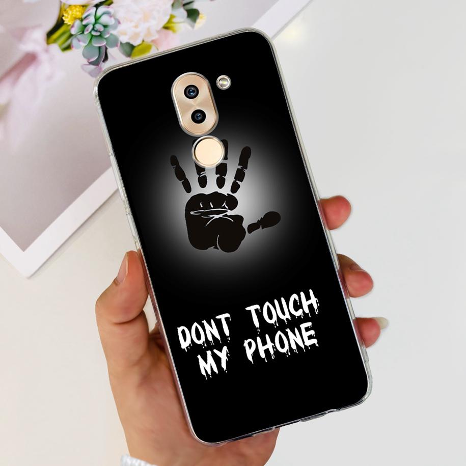 For Honor 6X Case BLN-AL10 BLL-L22 BLN-L21 Cover Fashion Flower Clear Silicone Soft Funda For Huawei Mate 9 Lite GR5 2017 Bumper