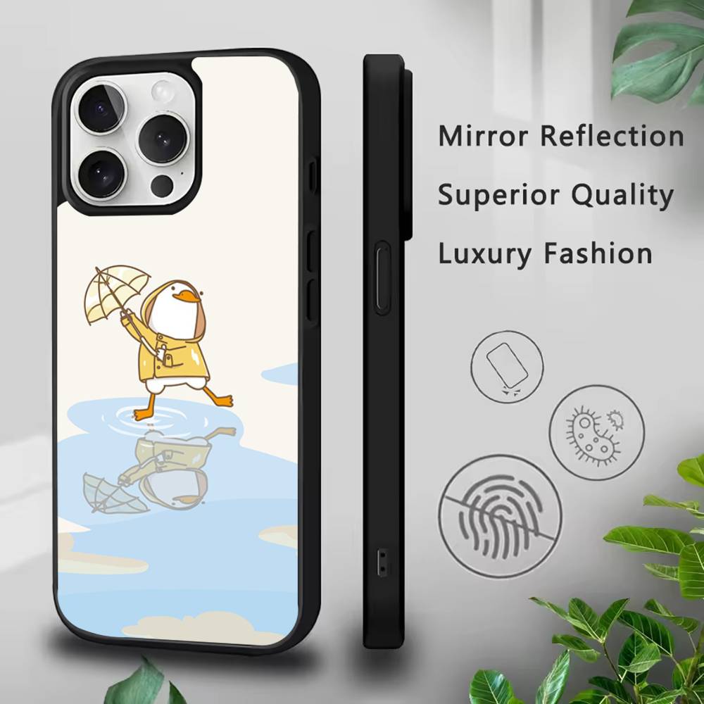 Смешной мем D-DucK Goose Чехол для телефона для IPhone 17,16,15,Pro,Max,Air,14,Plus,13,12,11 MagSafe Беспроводная зарядка Чехол