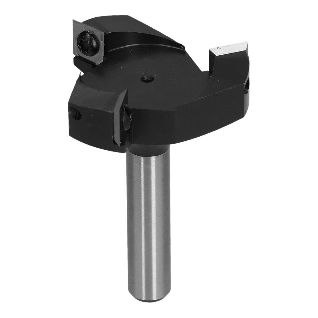 Фреза для выравнивания поверхности жертвенного стола, 3 лезвия, строгальные биты по дереву, инструменты для деревообработки, хвостовик 12 дюймов