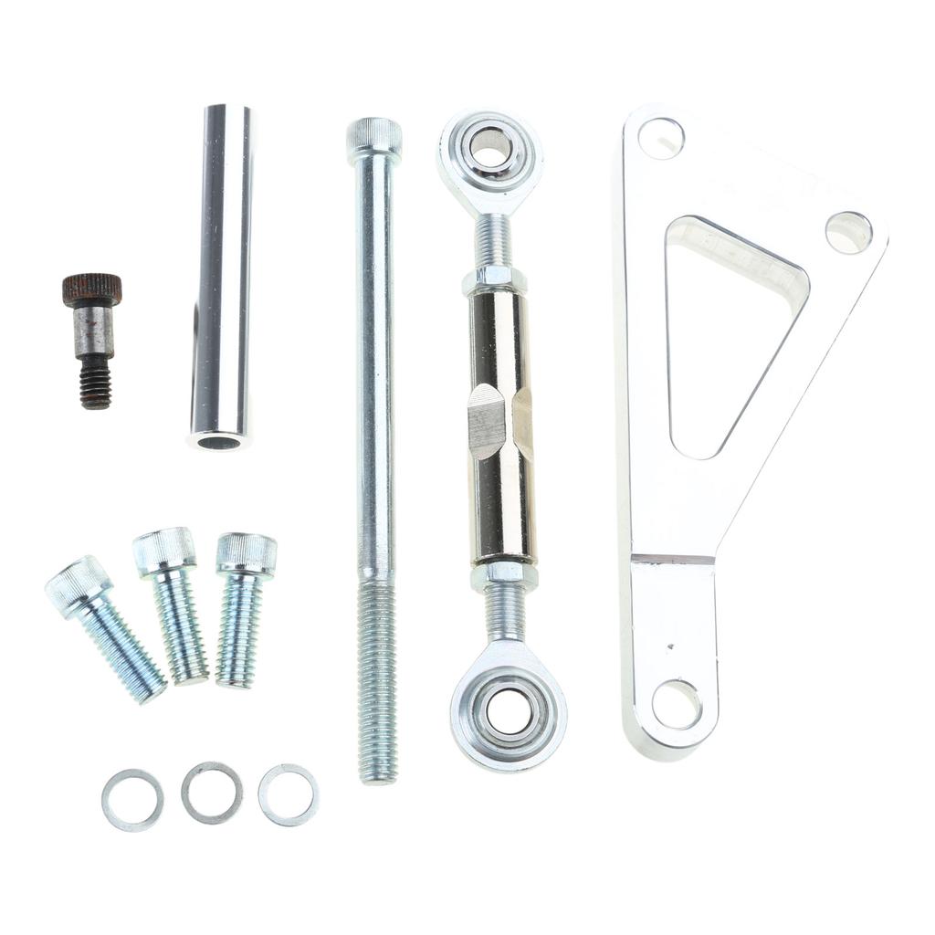 Кронштейн генератора SBC Длинный водяной насос Lwp Металлический комплект кронштейна генератора Полированный для двигателя Chevy- SBC350 Small Block