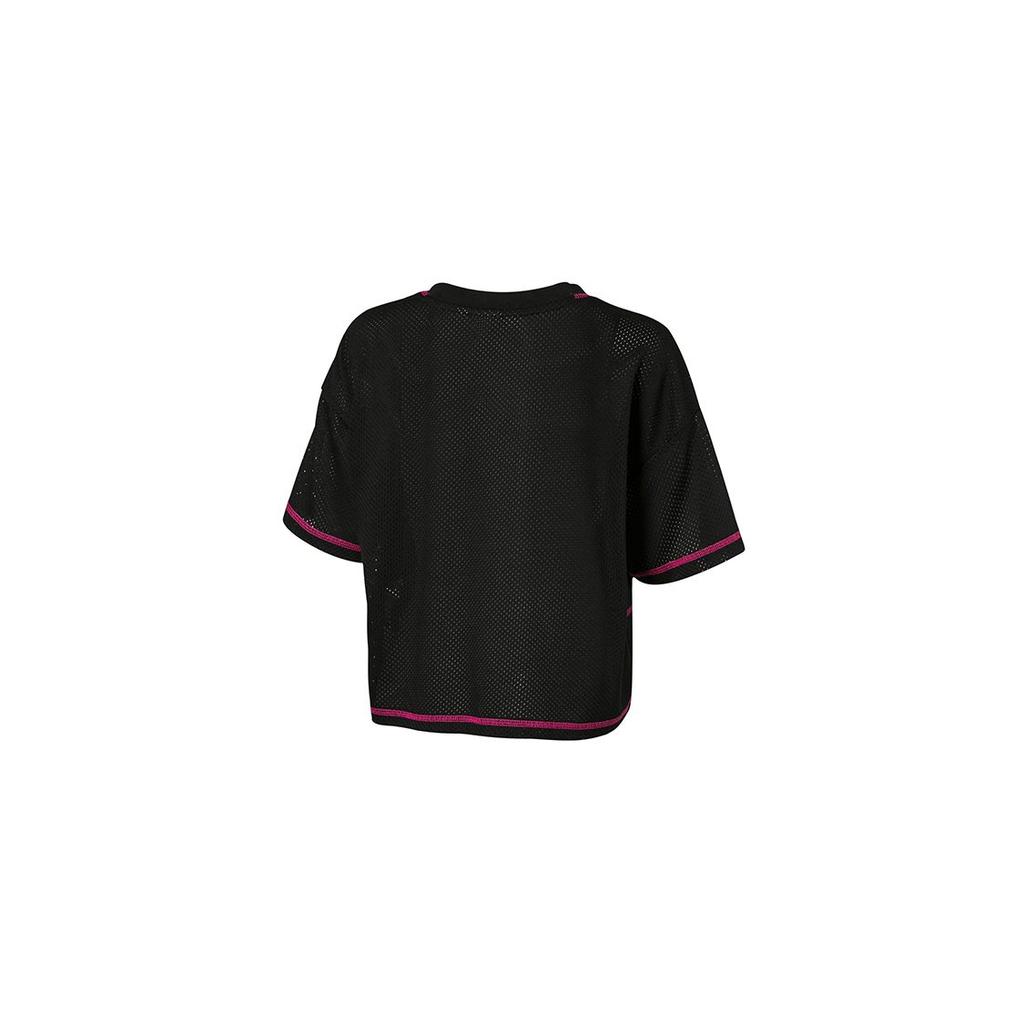 PUMA Alphabet Logo Printing Drop Shoulder Sleeve T Shirt Women's Black 844066-01