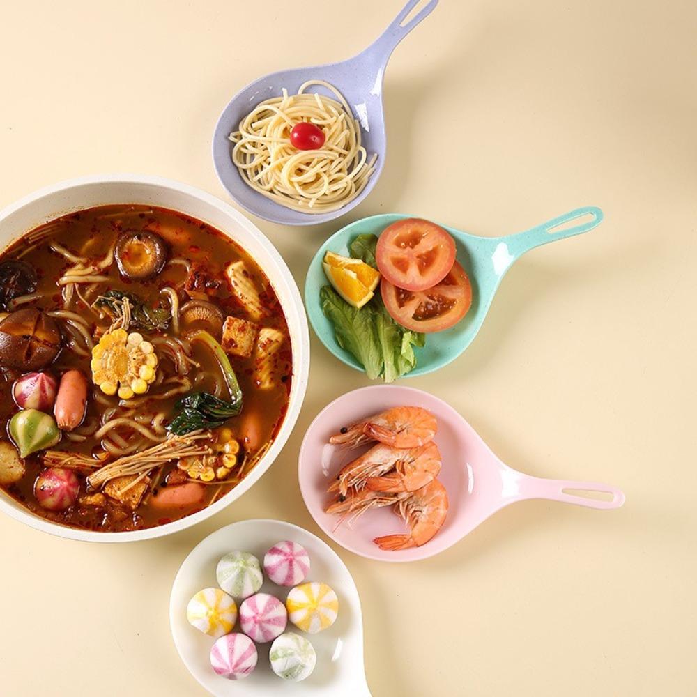Новые пластиковые кухонные ложки для супа, посуда для приготовления пищи, корейские десерты, подносы для тортов, картофель фри, жареная курица, большой фруктовый поднос.