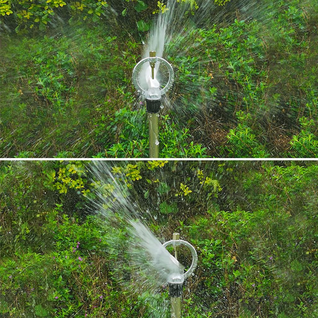 360° Butterfly Rotating Nozzle 1/2"Male Thread Garden Lawn Flower Bed Park Grass Scattering Sprinkler Watering Irrigation Supply