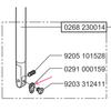 Направитель нити №0291000159 Для швейной машины Durkopp Adler 267 367 467 550 667 669 827 867
