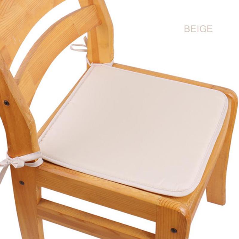 Мягкая подушка для офисного стула для сада, внутреннего обеденного сиденья, подушка для сиденья, завязывающаяся на квадратной пене для патио