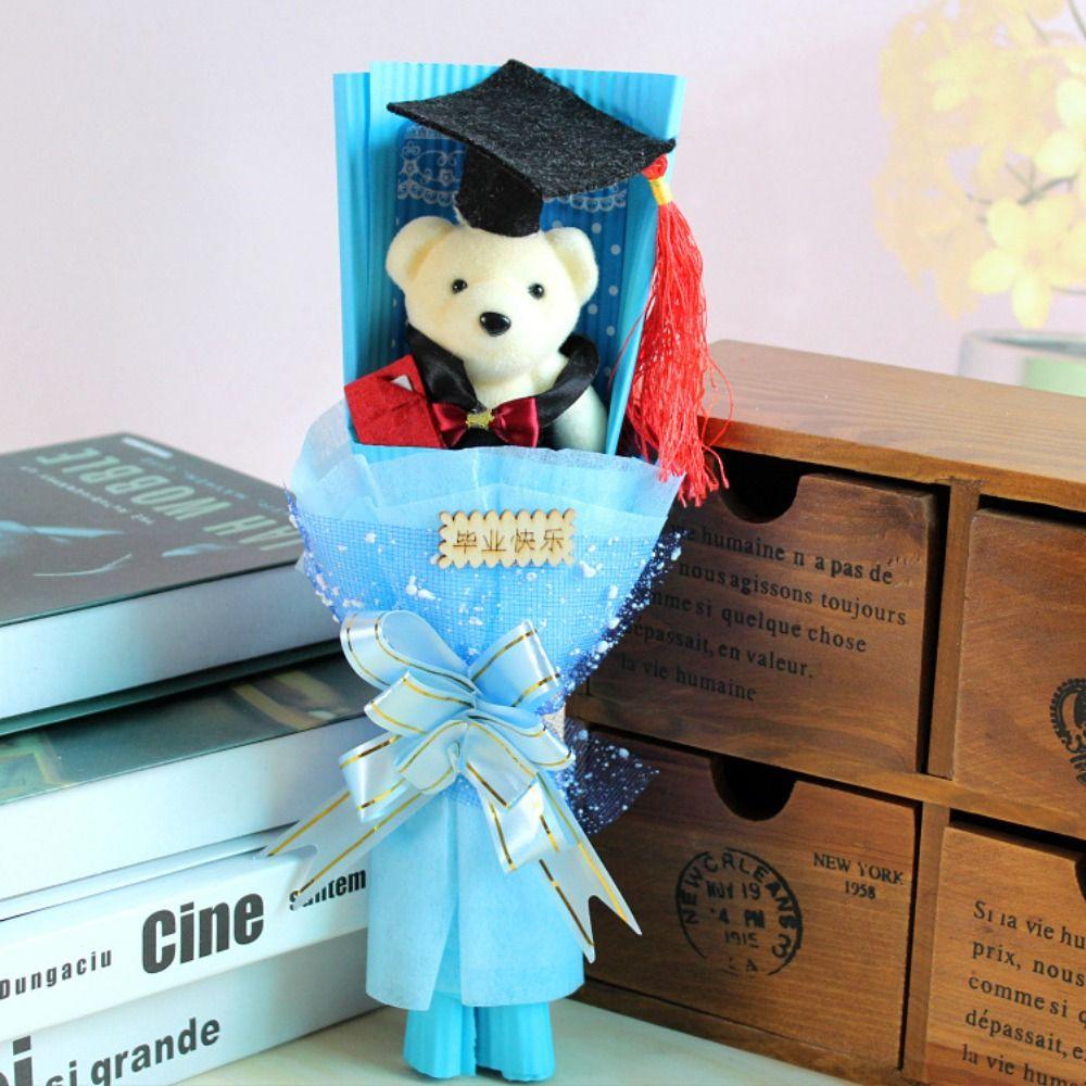 Bear Animal Graduation Gift Cartoon Bouquet Decoration Stunning Plush Toy Valentine's Day