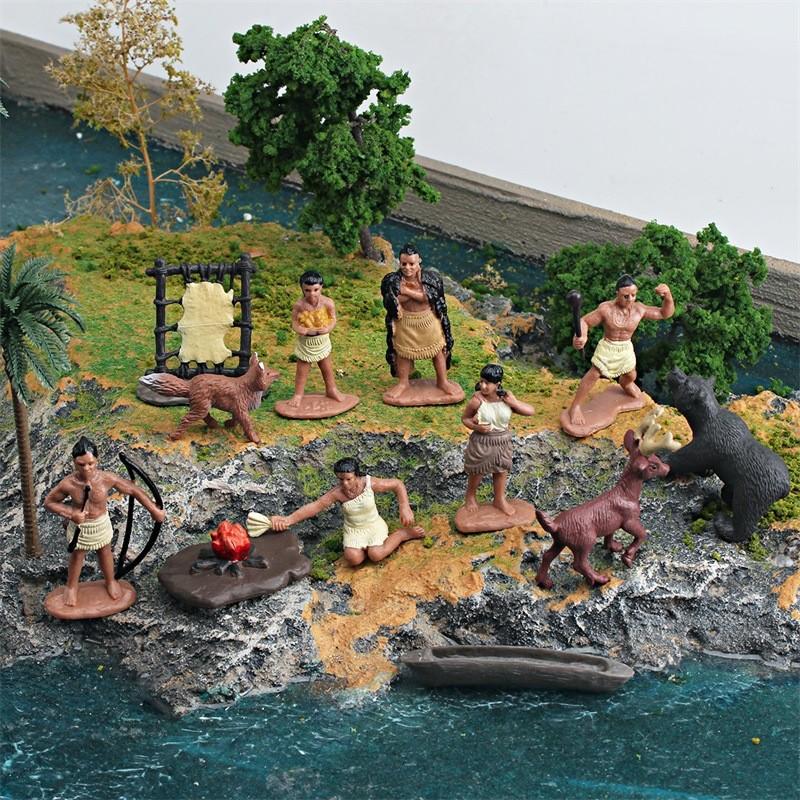 Индейцы Модель Американская Пластиковая Игрушка Для Детей Обучение Дисплей Подарок Украшение