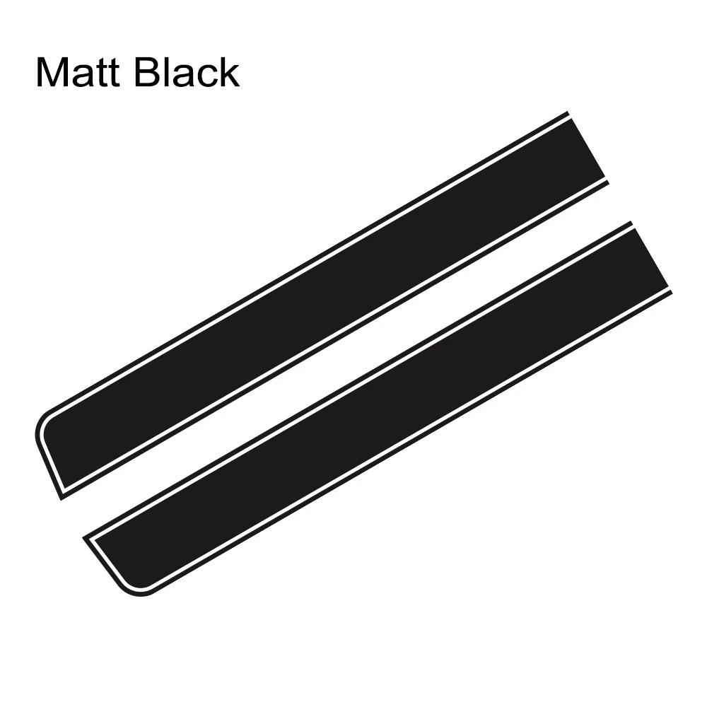 2PCS Sports Racing Car Engine Hood Stripe Sticker Waterproof PVC Self Adhesive Auto Body Vinyl Decal Car Decoration Accessories