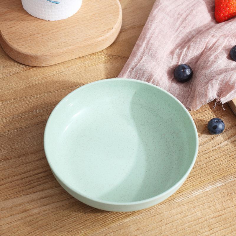 Обеденная тарелка из пшеничной соломы в скандинавском стиле, блюдо из костей, квадратное блюдо для вертела, блюдо из костей, маленькая тарелка для торта и фруктов