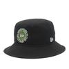 New Era Панама для гольфа GF BUCKET01 Круглый логотип Черный Хлопок Унисекс M/L Всесезонная