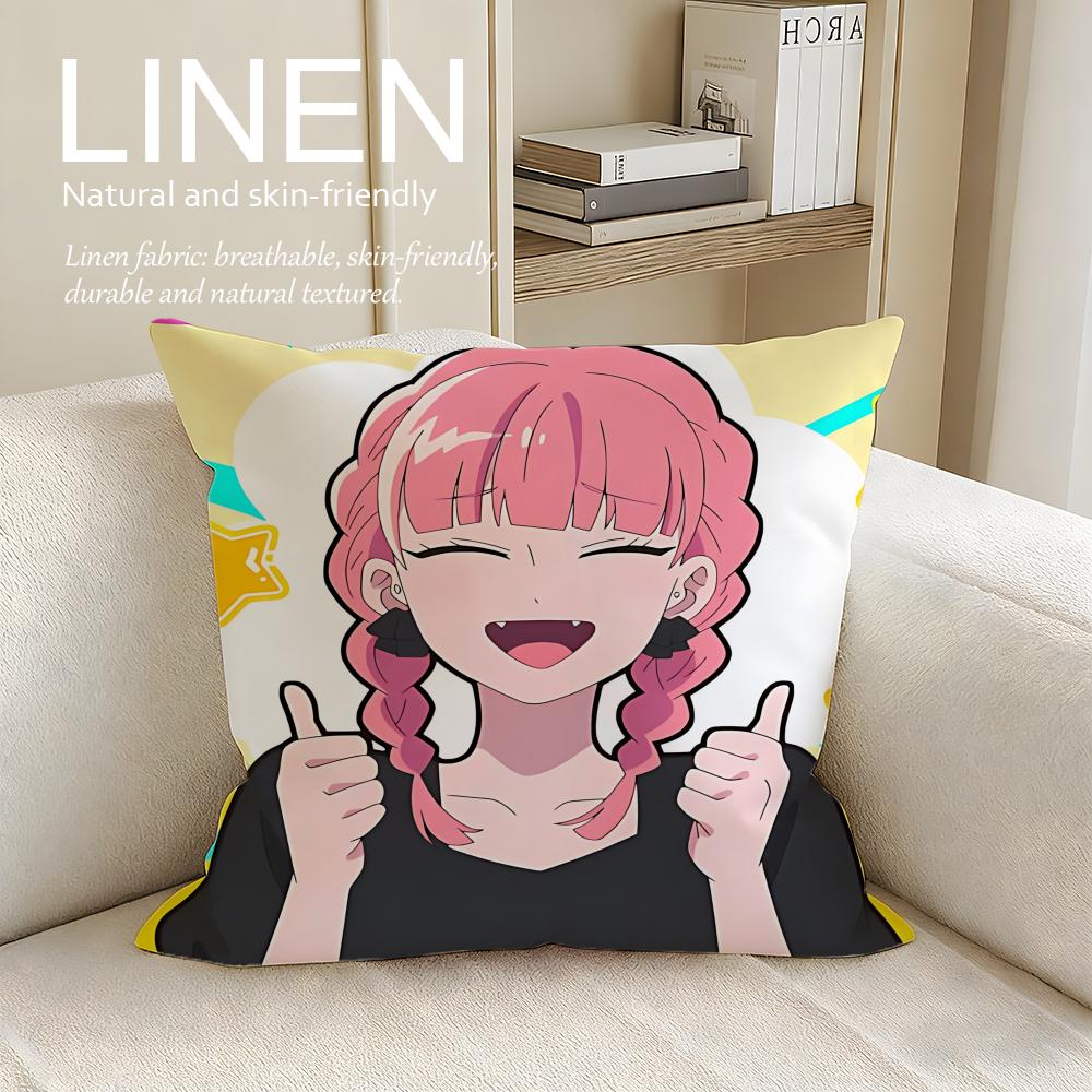 You and I Are Polar Opposites Cushion Cover Linen Decorative Pillowcase Set Pcs x Breathable Washable Sofa Cushion Cover