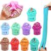 DIY поставки слизи фруктовая слизь ароматерапия давление детская игрушка слизи(70мл)