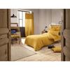 "Gaïa" Duvet Cover Pack All Sizes "Cotton Gauze" - Gaïa Saffron - 3-Piece Pack for 90 X 190 Cm Bed (1 Duvet Cover