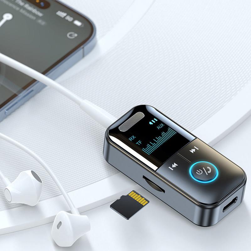 5.4 Bluetooth-адаптер Bluetooth Аудиоприемник/Передатчик С Светодиодным Дисплеем Aux 3.5Mm Разъем Для Автомобиля ТВ Динамика Наушников