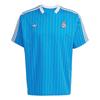 Реал Мадрид TERRACE ICON Размер KKW79 [Adidas] Футболка 25/26, 4XL, Синяя Птица/Белый (JN3060)