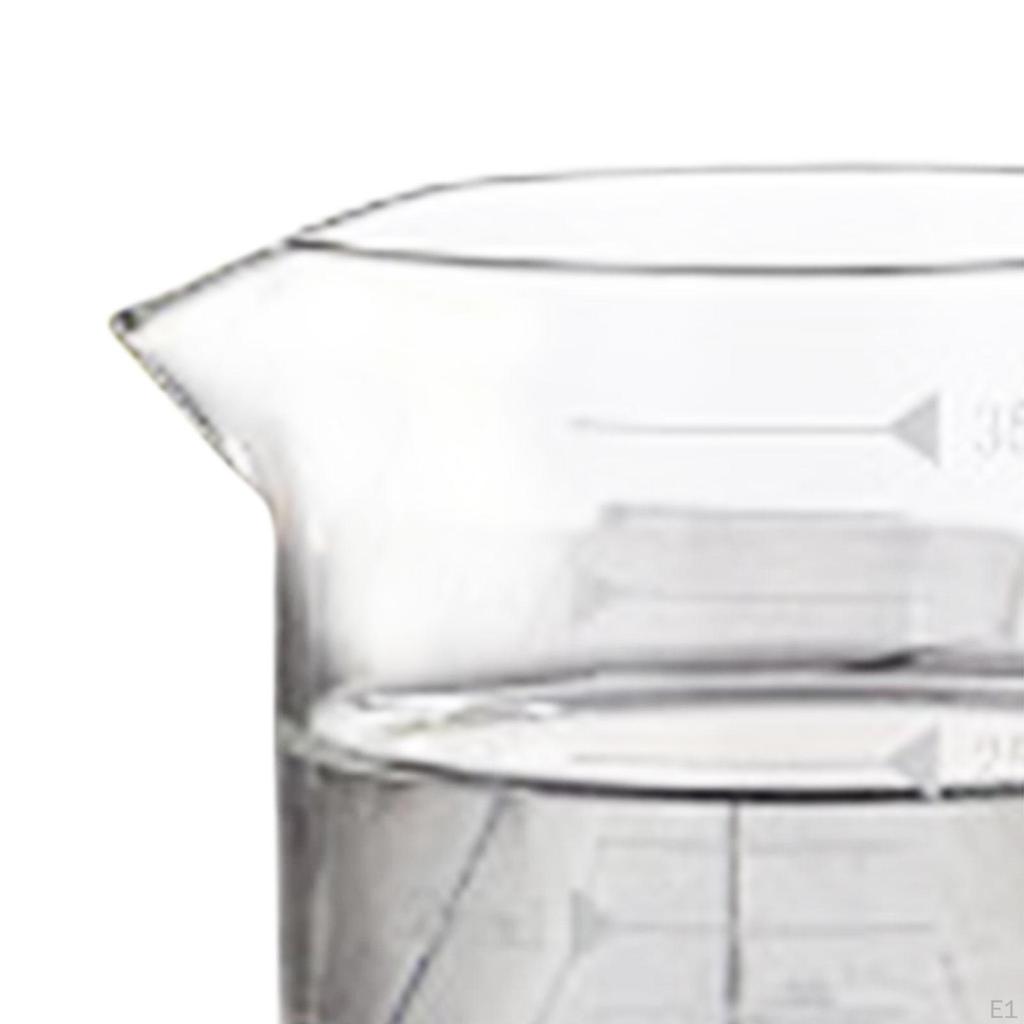 Стеклянный мерный стакан со шкалой