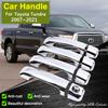 Для Toyota Tundra XK50 2007~ Хромированная накладка на ручку двери Накладка Колпачок для автомобиля Внешние аксессуары Защитные наклейки 2018