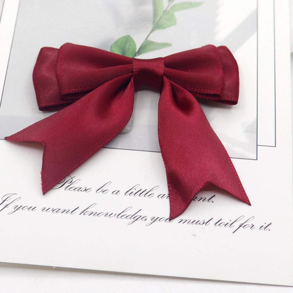 2,5 см полиэстер с двойным ласточкин хвостом бант на талию сделай сам цветок ручной работы