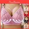 Bra Big Cup For Up Big Breasted Women Thin Soft Bralette Unpadded Underwear Gather Seamless Plus Size Bras