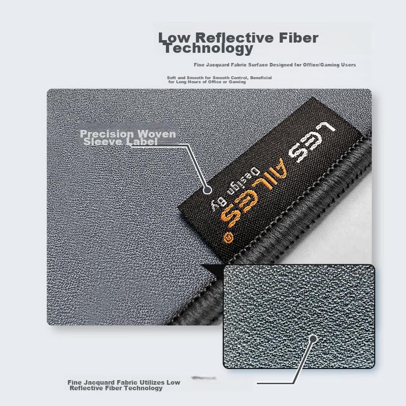 LESAILES Gaming Mouse Pad, Smooth FPS Surface for Computer Desk, Random Texture Jacquard Knight Zero Atk Air Qck Heavy Chizhen Huodun Red Dye 2 Kaili
