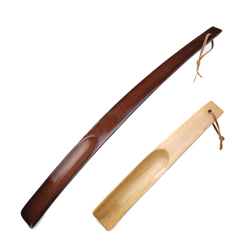 Solid Wood Long & Short Shoehorn - Creative, Extended, Lazy Shoe Helper