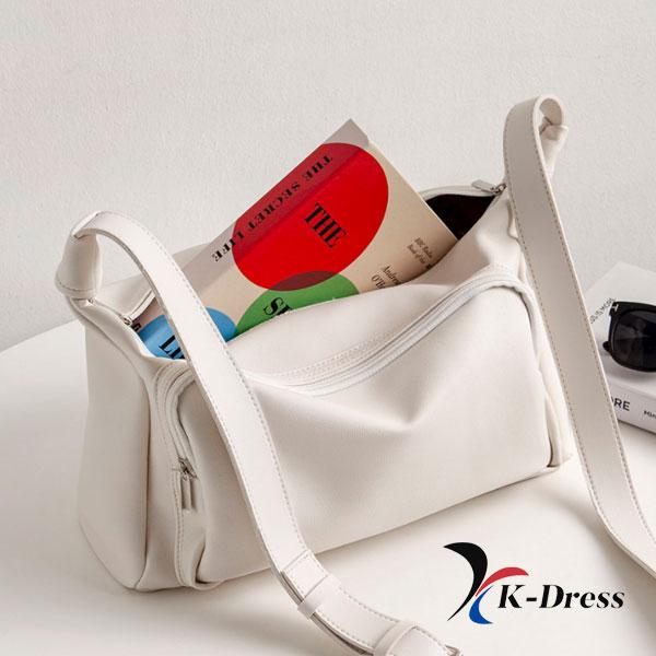 Simple Big Pocket Utility Crossbody Bag (2 Colors)