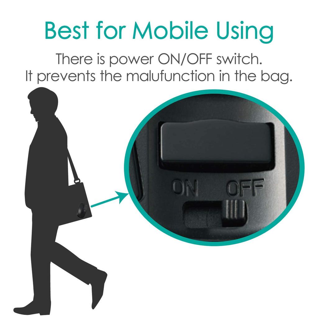 ELECOM Mouse Wireless M Size 3 Buttons Quiet IR Sensor Power Saving Black (Receiver Included) M-IR07DRSBK