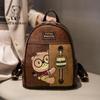 North Bag Multi-layer Fashion Women's Casual Cartoon Backpack
