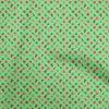 Cotton Flex Light Green Fabric Christmas Dress Material Fabric Print Fabric By The Yard 40 Inch