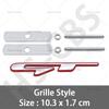 Metal Car Fender Metal Sticker Rear Trunk Badge Emblem For Peugeot GT GTline GT RCZ 406 405 205 3008 206 208 408 508 407 107 307