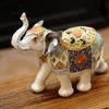 Resin Colorful Elephant Statues Home Decor Elephant Statue Suitable for Filling Space Decor In The Living Room,Bedroom,Office