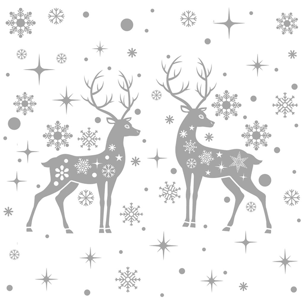 Рождественские наклейки, наклейки на окна торгового центра, наклейки для детской комнаты, набор наклеек на стены, рождественские украшения