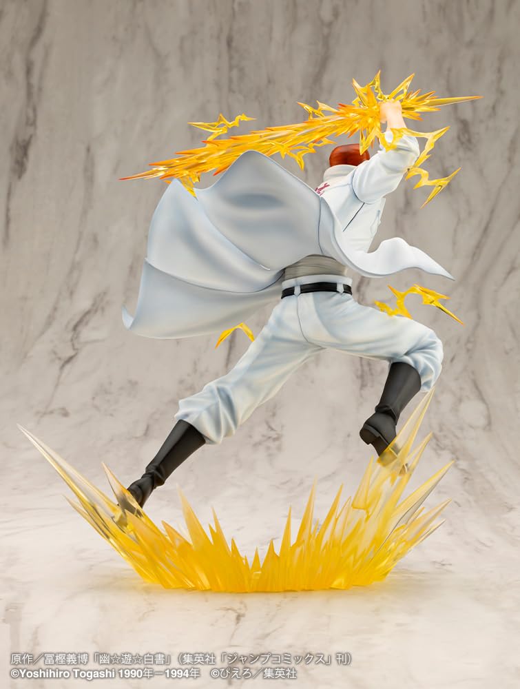 Kotobukiya Yu Yu Hakusho ARTFX J Казума Кувабара в масштабе окрашенная в ПВХ готовая фигурка Вер.2 1/8