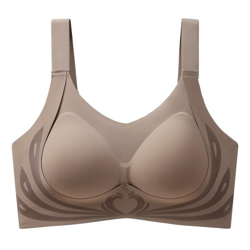 Модное нижнее белье, женское нижнее белье с маленькой грудью, бесшовный жилет без стального кольца с верхним подъемом, чехол для спортивного бюстгальтера