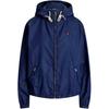 Polo Cotton Loose Fit Hooded Jacket Women Jackets Dark-Blue WMPOOTWN5A20089-410