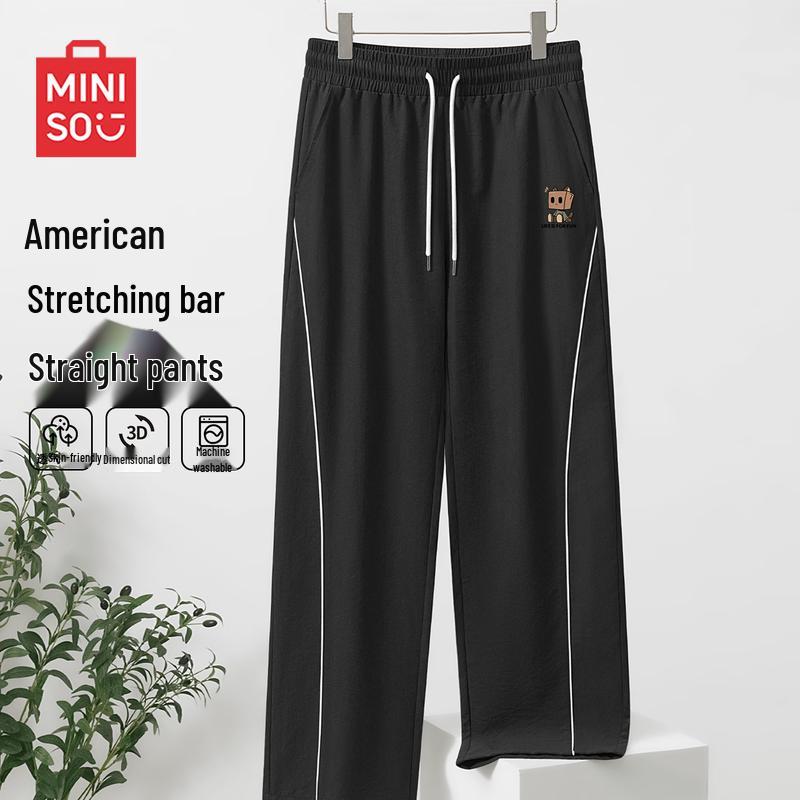 MINISO Мужские повседневные спортивные брюки прямого кроя