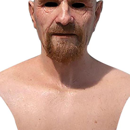 Реалистичный головной убор для костюма пожилого человека: бабушка/дедушка/мужчина/девушка. Удобный, прочный, мягкий, подходит для косплея.